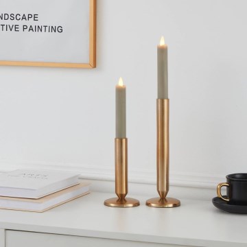 Eglo - SETTI 2x LED Kynttilä LED/1xAAA 15 cm beige