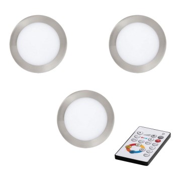 Eglo - SETTI 3x himmennettävä LED-kattovalaisin TINUS LED/11W/230V + kaukosäädin