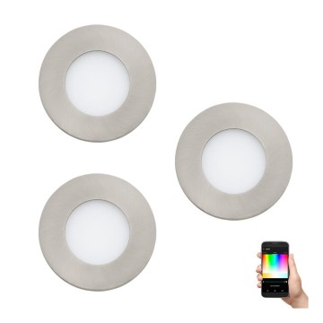 Eglo - SETTI 3x LED RGB Himmennettävä riippuva kattovalaisin FUEVA-C 1xLED/3W/230V