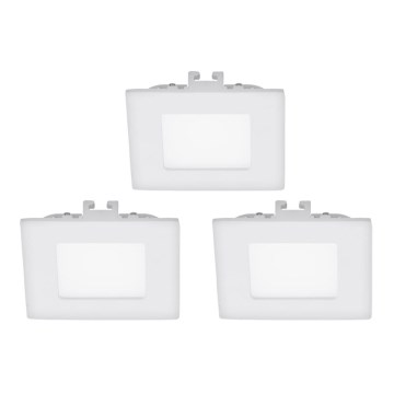 Eglo - SETTI 3x Riippuva LED-kattovalaisin FUEVA 1 1xLED/2,7W/230V