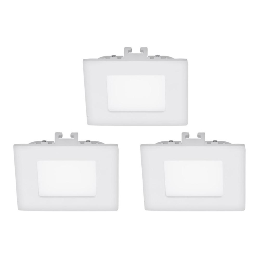 Eglo - SETTI 3x Riippuva LED-kattovalaisin FUEVA 1 1xLED/2,7W/230V