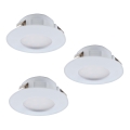 Eglo - SETTI 3x Riippuva LED-kattovalaisin PINEDA 1xLED/6W/230V
