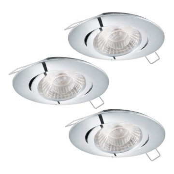 Eglo - SETTI 3x Riippuva LED-kattovalaisin TEDO 3xGU10-LED/5W/230V