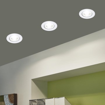 Eglo - SETTI 3xLED Himmennysvalo 3xLED/6W/230V valkoinen