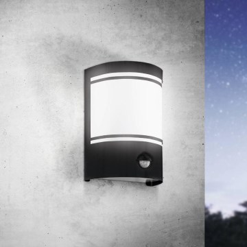 Eglo - Ulkoseinävalaisin anturilla 1xE27 / 40W / 230V IP44