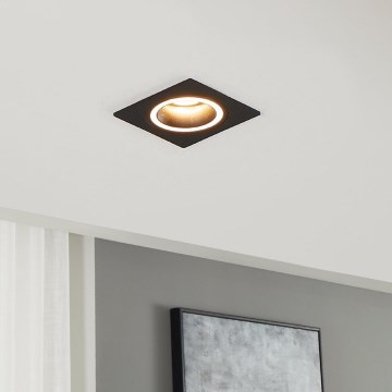 Eglo - Upotettu valo 1xGU10/35W/230V antrasiitti