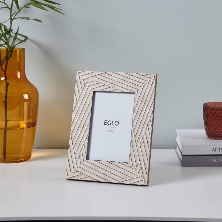 Eglo - valokuvakehys 10x15 cm beige