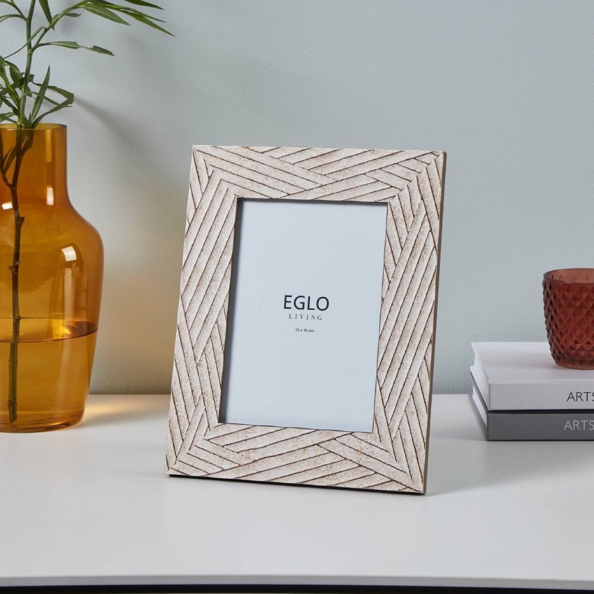 Eglo - valokuvakehys 13x18 cm beige