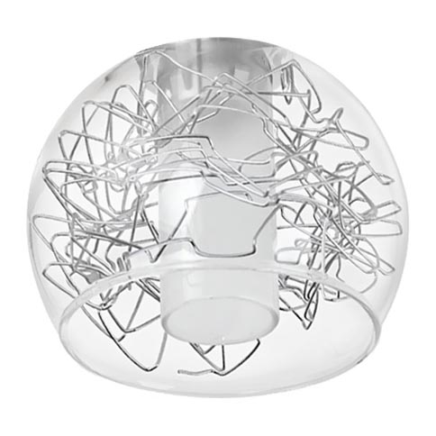 Eglo - Varaosa lasi seinä- ja kattovalaisimeen BASENTO, halkaisija 9 cm