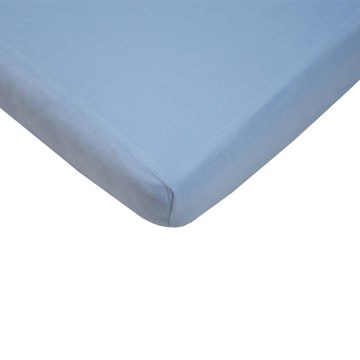 EKO - Vedenpitävä lakana kuminauhalla JERSEY 120x60 cm sininen