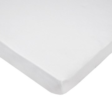 EKO - Vedenpitävä lakana kuminauhalla JERSEY 120x60 cm valkoinen