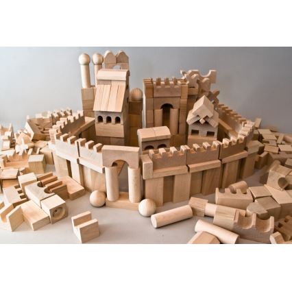 EkoToys - Luonnolliset puiset palikat 220 kpl