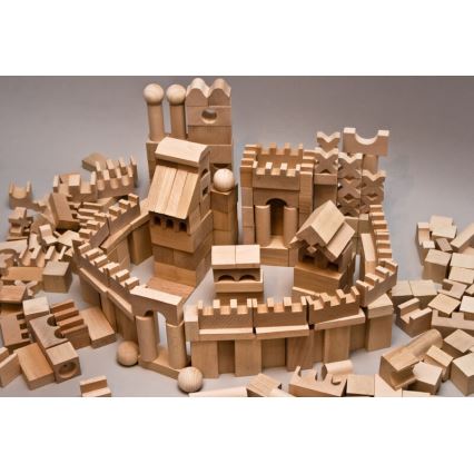 EkoToys - Luonnolliset puiset palikat 220 kpl