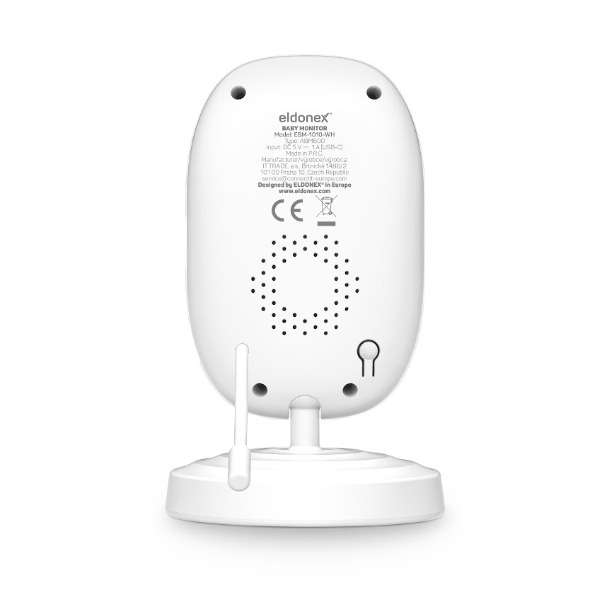 ELDONEX EBM-1010-WH - Vauvamonitori 5V/2000 mAh