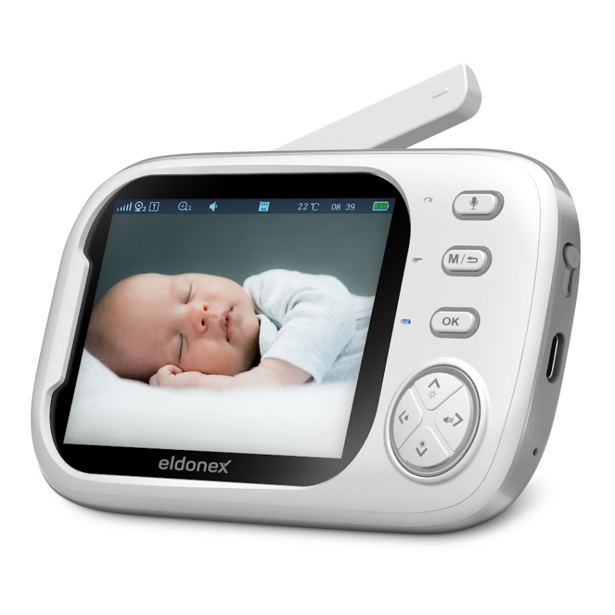 ELDONEX EBM-1010-WH - Vauvamonitori 5V/2000 mAh