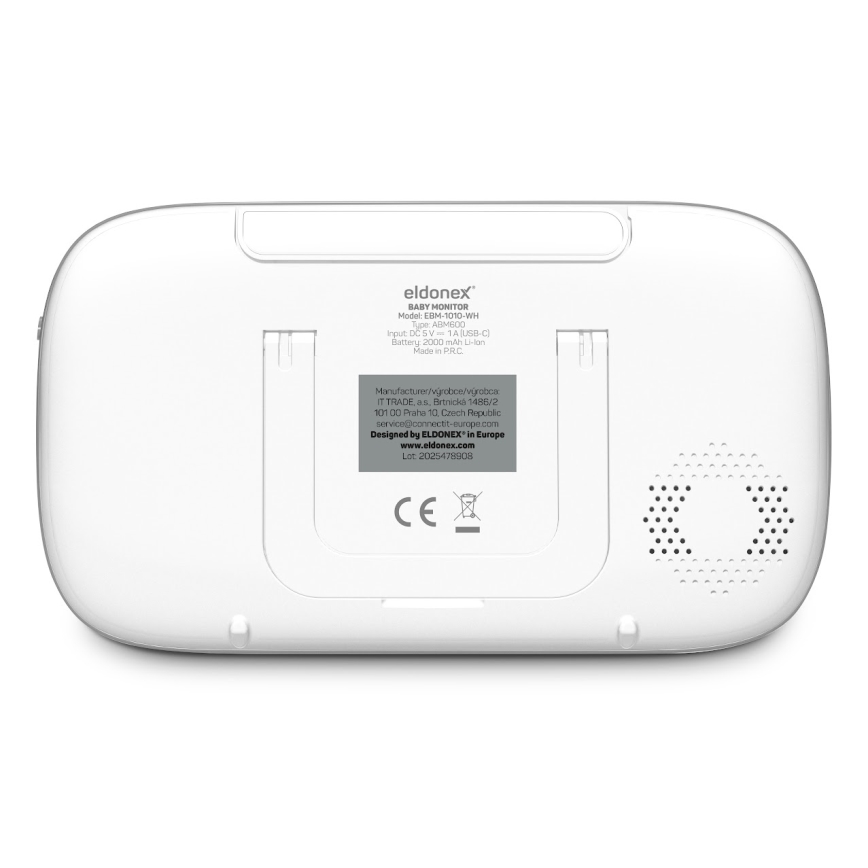 ELDONEX EBM-1010-WH - Vauvamonitori 5V/2000 mAh