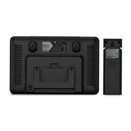 ELDONEX EWS-1010-BK - Sääasema LCD-näytöllä 2xAAA musta