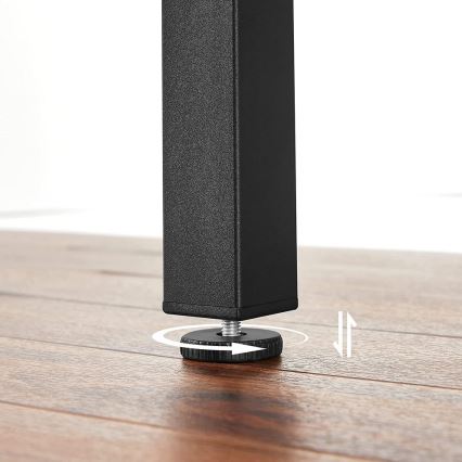 ELDUR jatkettava ruokapöytä ruskea/musta