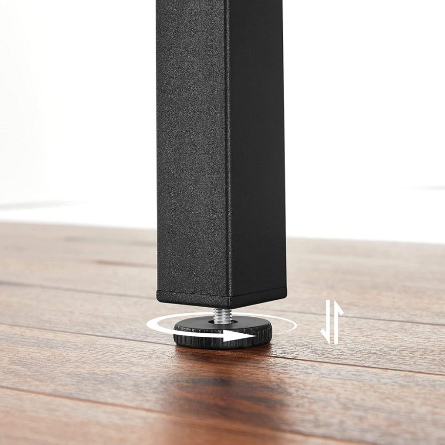 ELDUR jatkettava ruokapöytä ruskea/musta