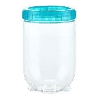 Elintarvikesäiliö INTERLOCK 0,7 l turkoosi/ kirkas