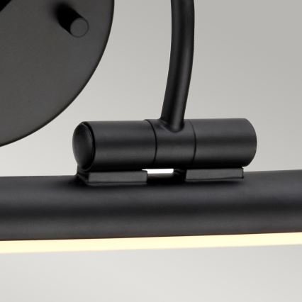 Elstead ALTON-PL-S-BLK - LED-kuvavalo ALTON LED/6W/230V musta