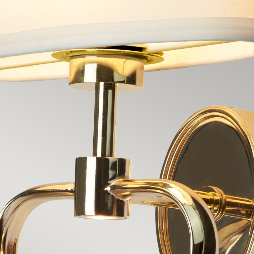 Elstead BATH-FALMOUTH-FG - LED Kylpyhuoneen seinävalo FALMOUTH 1xG9/3W/230V + LED/1W IP44