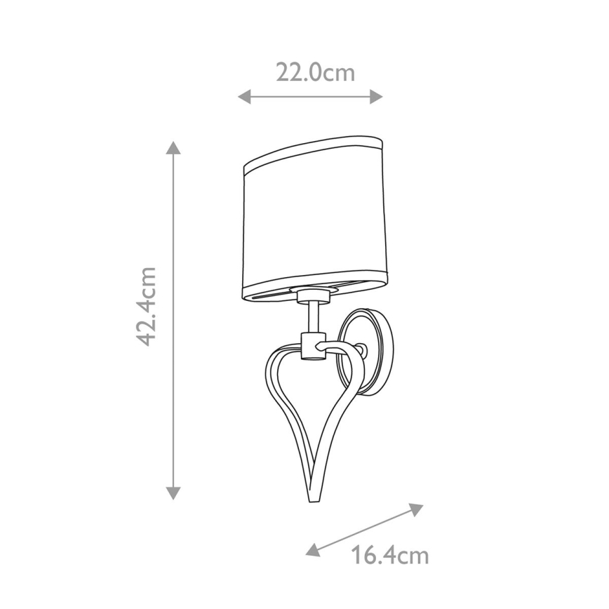 Elstead BATH-FALMOUTH-FG - LED Kylpyhuoneen seinävalo FALMOUTH 1xG9/3W/230V + LED/1W IP44