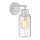 Elstead BATH-MORVAH1-W - Kylpyhuoneen seinävalaisin MORVAH 1xE27/60W/230V IP44 valkoinen