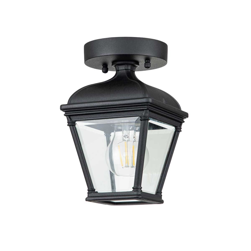 Elstead - Ulkokattovalaisin BAYVIEW 1xE27/60W/230V IP44 musta