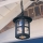 Elstead BL21B-BLACK - Ulkokattokruunu HEREFORD 1xE27/100W/230V IP43