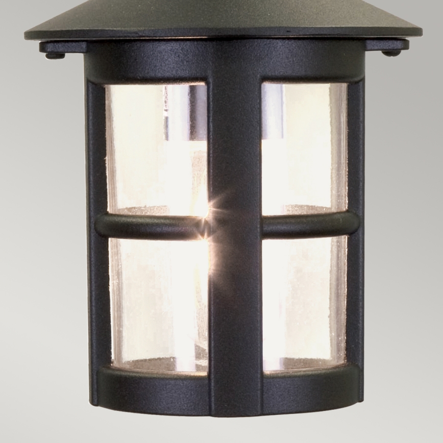 Elstead BL21B-BLACK - Ulkokattokruunu HEREFORD 1xE27/100W/230V IP43