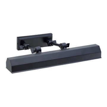 Elstead CHAWTON-PLM-BLK - Kuvavalo CHAWTON 2xE14/40W/230V musta