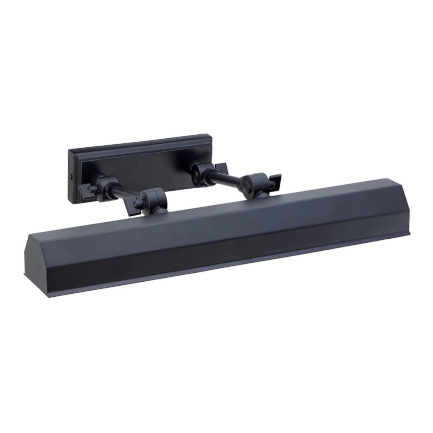 Elstead CHAWTON-PLM-BLK - Kuvavalo CHAWTON 2xE14/40W/230V musta