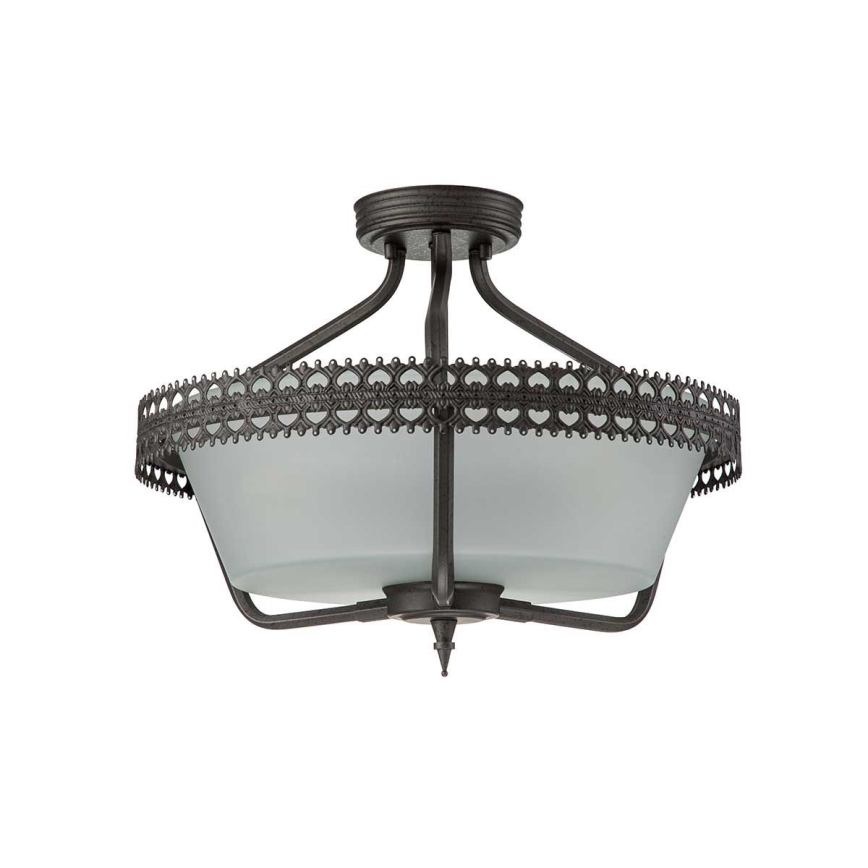 Elstead - Kiinteä kattokruunu CROWN 3xE27/60W/230V