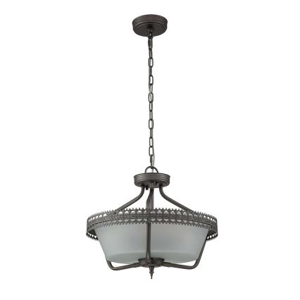 Elstead - Kiinteä kattokruunu CROWN 3xE27/60W/230V