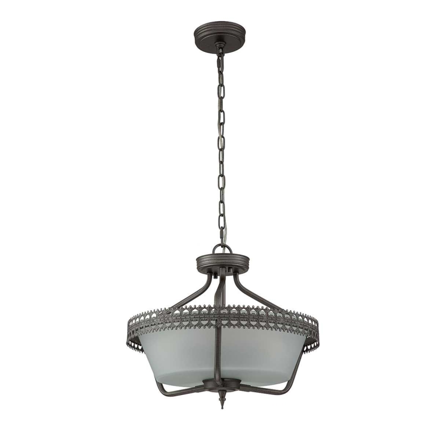 Elstead - Kiinteä kattokruunu CROWN 3xE27/60W/230V