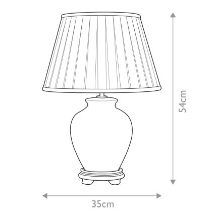 Elstead - Pöytävalaisin LINYI 1xE27/60W/230V