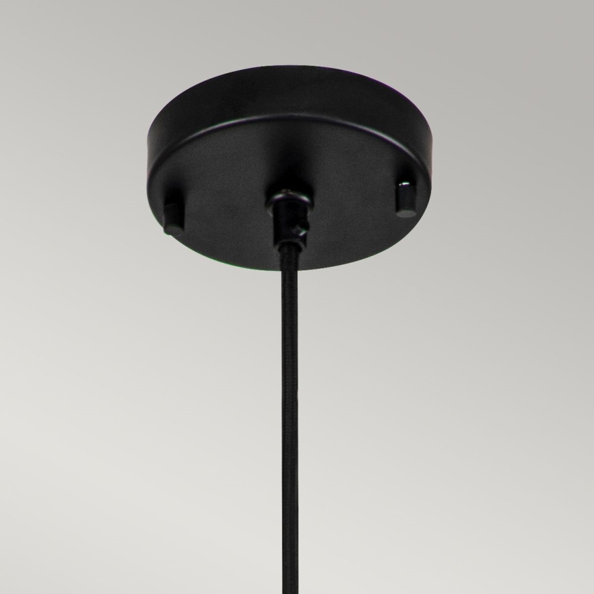 Elstead - Kattokruunu johdossa ETOILE 1xE27/60W/230V halkaisija 17,8 cm musta