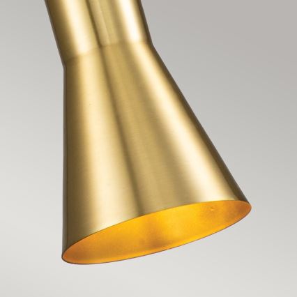 Elstead - Kattokruunu johdossa ETOILE 1xE27/60W/230V halkaisija 13,3 cm kulta