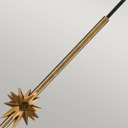 Elstead - Kattokruunu johdossa ETOILE 1xE27/60W/230V halkaisija 13,3 cm kulta