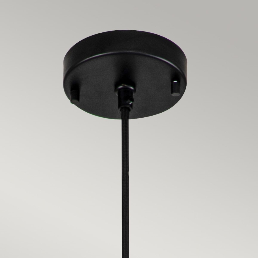 Elstead - Kattokruunu johdossa ETOILE 1xE27/60W/230V halkaisija 13,3 cm musta
