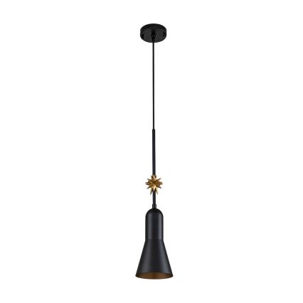 Elstead - Kattokruunu johdossa ETOILE 1xE27/60W/230V halkaisija 13,3 cm musta