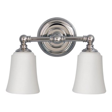 Elstead FE-HUGOLAKE2BATH - LED Kylpyhuoneen seinävalaisin HUGOLAKE 2xG9/3W/230V IP44