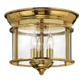 Elstead HK-GENTRY-F-PB - Kattovalo GENTRY 3xE14/40W/230V gold