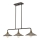 Elstead HK-RIGBY-ISLE-KZ - Kattokruunu tangossa RIGBY 3xE27/60W/230V