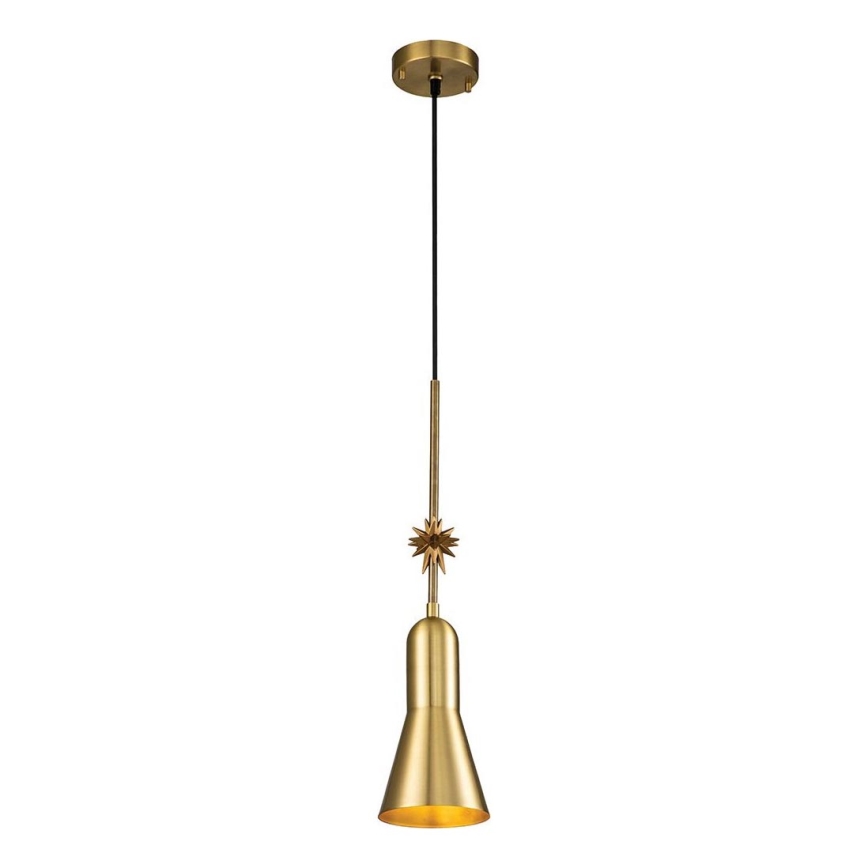 Elstead - Kattokruunu johdossa ETOILE 1xE27/60W/230V halkaisija 13,3 cm kulta