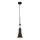 Elstead - Kattokruunu johdossa ETOILE 1xE27/60W/230V halkaisija 13,3 cm musta