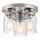Elstead KL-BRINLEY-F-NI - Kattovalo BRINLEY 3xE27/60W/230V mattakromi