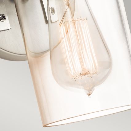 Elstead KL-BRINLEY1-NI - Seinävalaisin BRINLEY 1xE27/60W/230V mattakromi