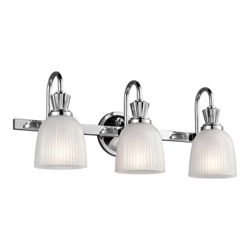 Elstead KL-CORA3-BATH - LED Kylpyhuoneen seinävalo CORA 3xG9/3W/230V IP44